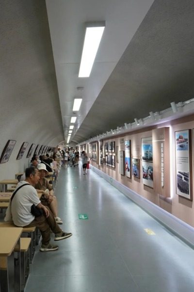 Chengdu No. 1 Air Raid Shelter in Chengdu People's Park.