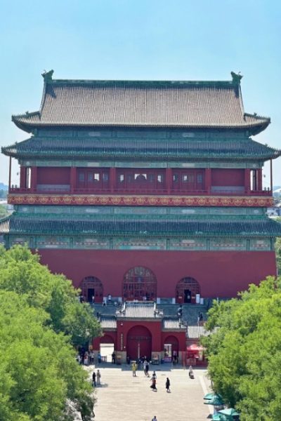 The Drum Tower looks beautiful in the sunlight.