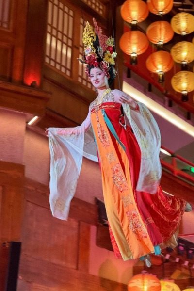 The Banquet of Bliss performance in The Longest Day in Chang'an in Xi'an.