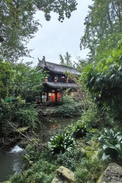 Kongming Garden at Chengdu Wu Hou Shrine, one of the Chengdu attractions.