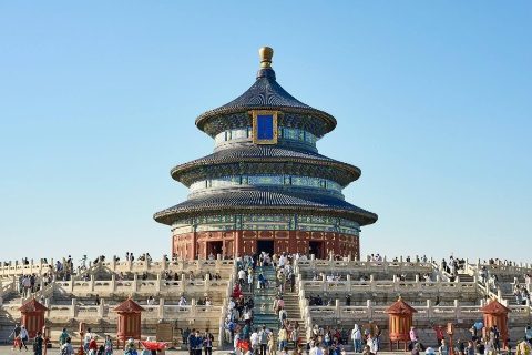 The Hall of Prayer for Good Harvests with its circular roof at the Temple of Heaven