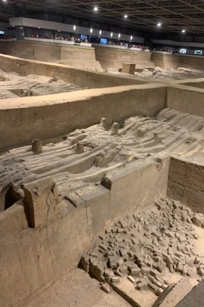 Pit 2 of the Terracotta Warriors in Xi'an.