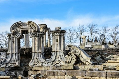 The ruins of the Western-style buildings at the Old Summer Palace.