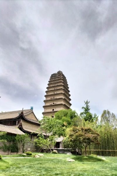 The Small Wild Goose Pagoda at the Xi'an Museum.