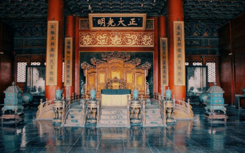 The emperor's throne.-Forbidden CIty-Beijing