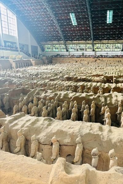 Pit 1 of the Terracotta Warriors in Xi'an.