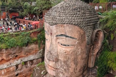 View-Leshan Giant Buddha-Chengdu