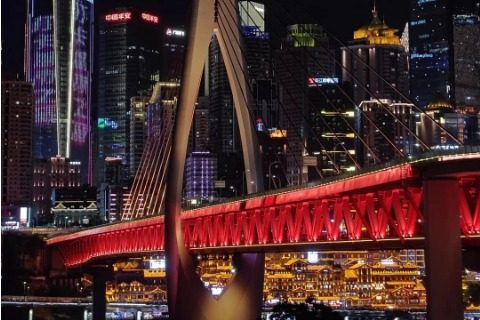 View-Qiansimen Bridge-Chongqing