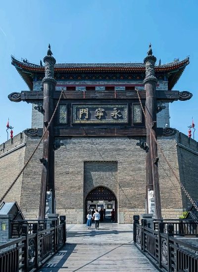 The Yongning Gate of the Xi'an City Wall.