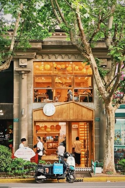 Popular Food Street in Shanghai: Yuyuan Road.